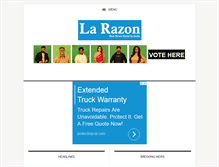 Tablet Screenshot of larazonsanluis.com